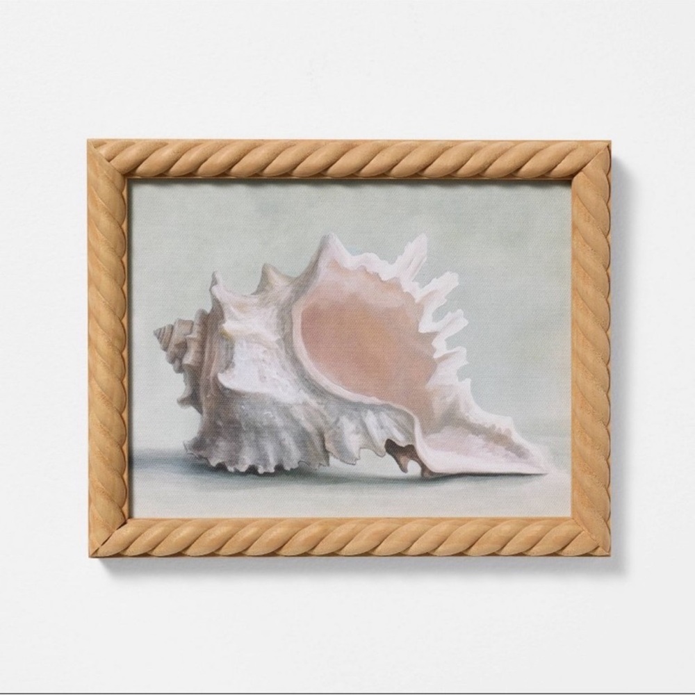 New! Threshold designed with Studio McGee 10"x8" Shell Framed Art, Sold Out